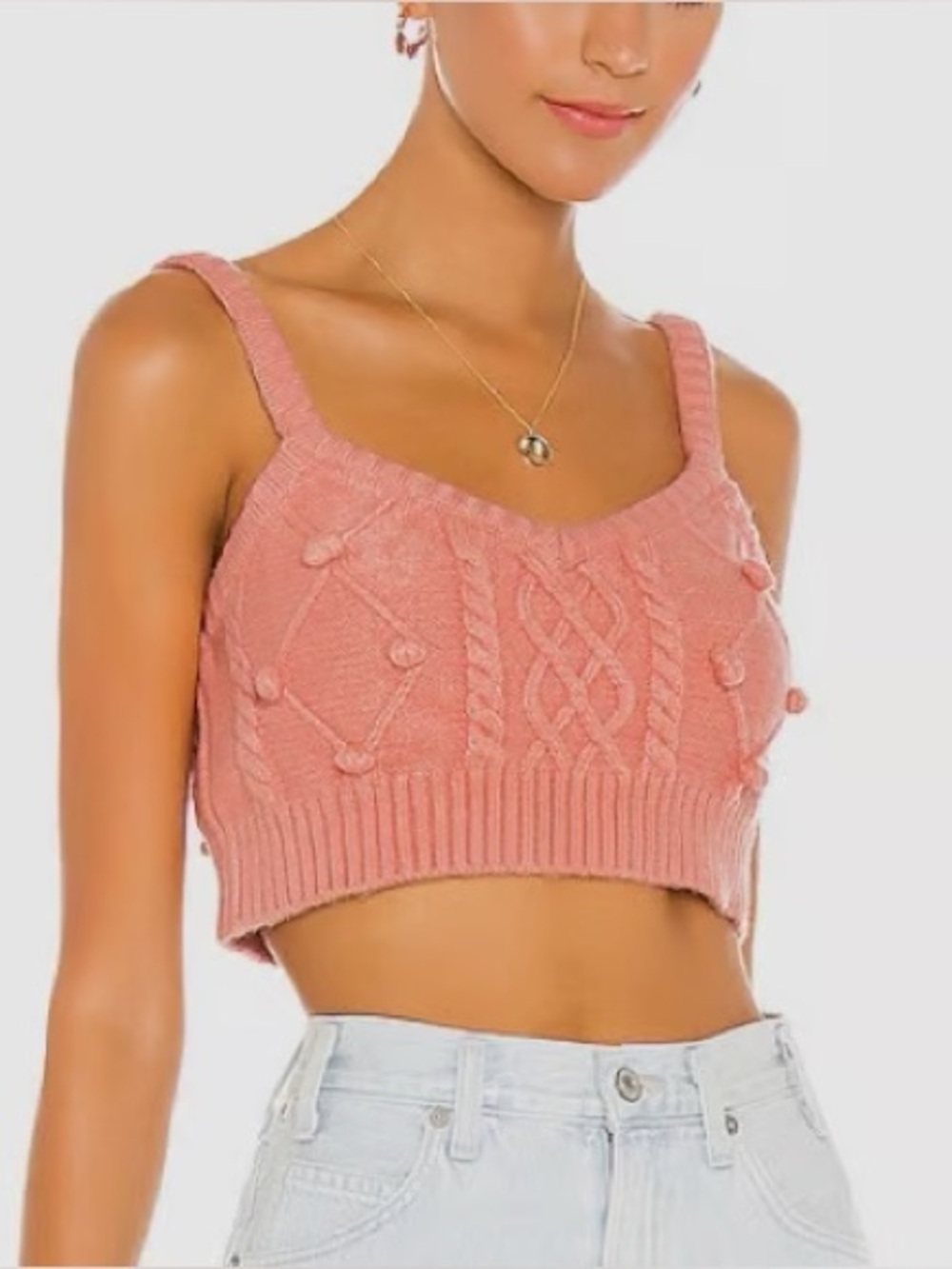 For Love and Lemons - Florentina Top - Rose - Size XS